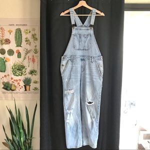 90’s Style Denim Overalls